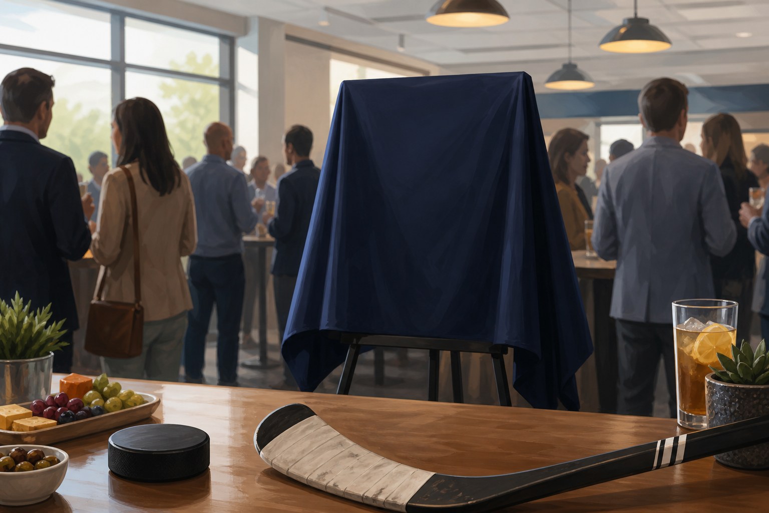 🎉 COMMUNITY: Business Bites and Beverages: Hockey Day MN Logo Reveal Party hosted by Experience Maple Grove in Maple ...