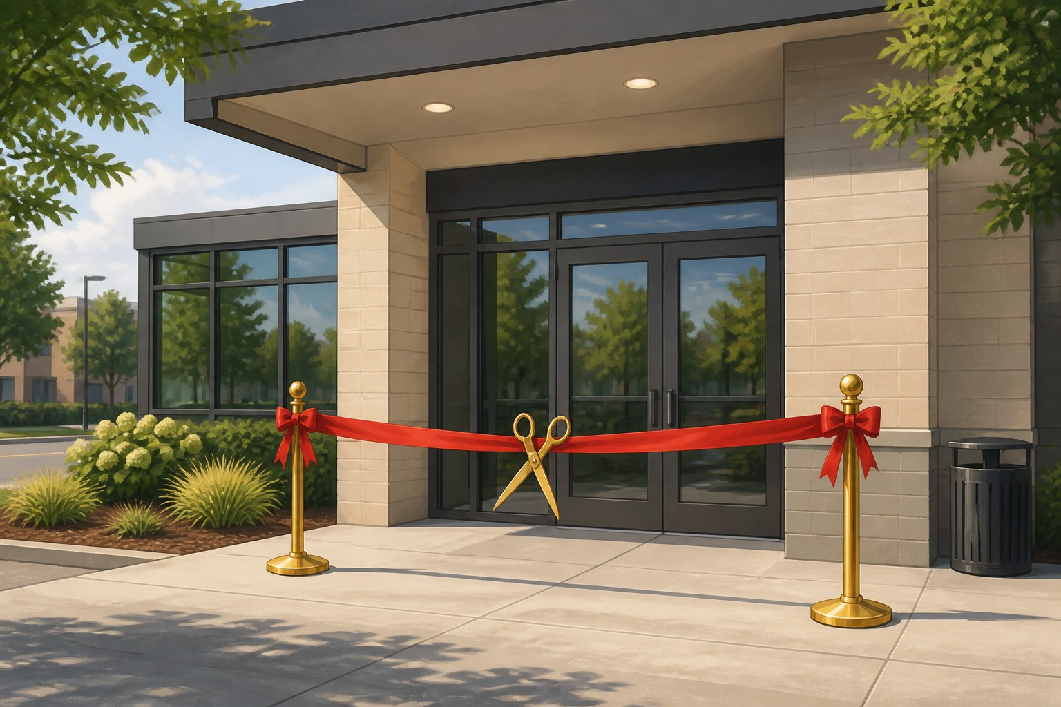 🎀 NEW BUSINESS: Ribbon cutting at Nicolet Bank - formerly Midwest One Bank in St. Michael Thursday