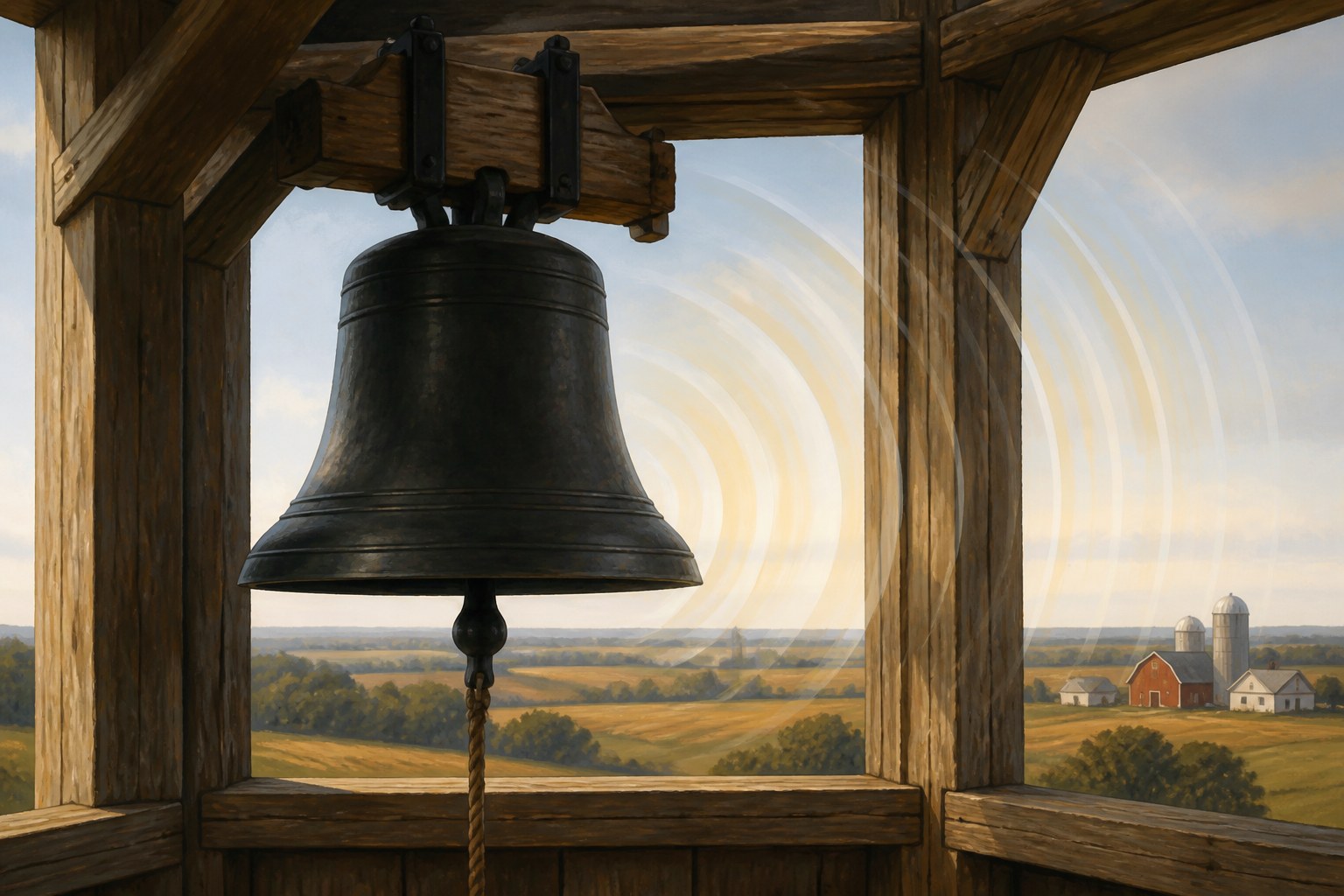 When the bell rang, everyone listened